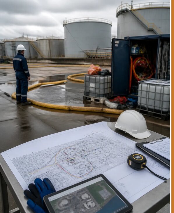Разработка плана ликвидации разливов нефти в Челябинске